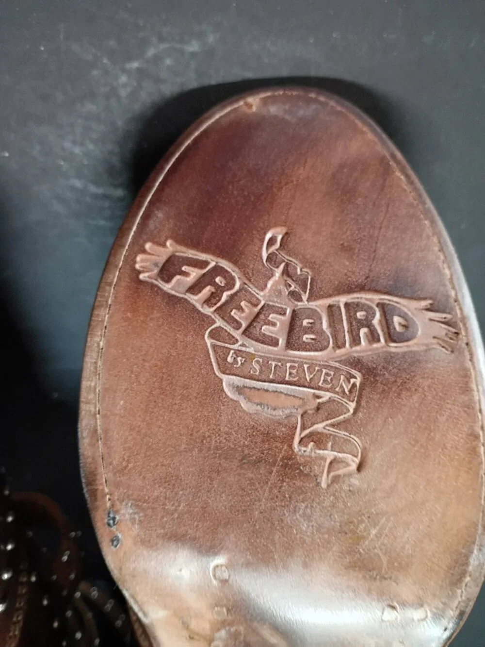 Freebird by Steven cognac colored